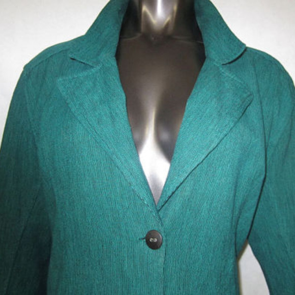 Paris Blues Jackets & Blazers - SOLD coat paris blue jacket 100% cotton teal green